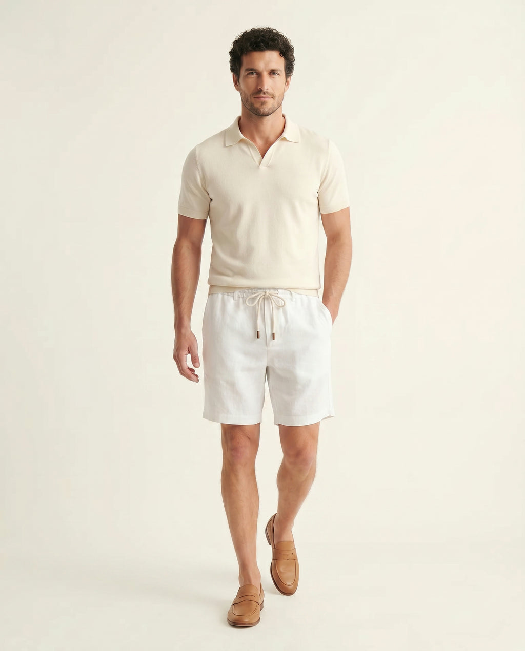 Luca Verne -100% Linen Shorts