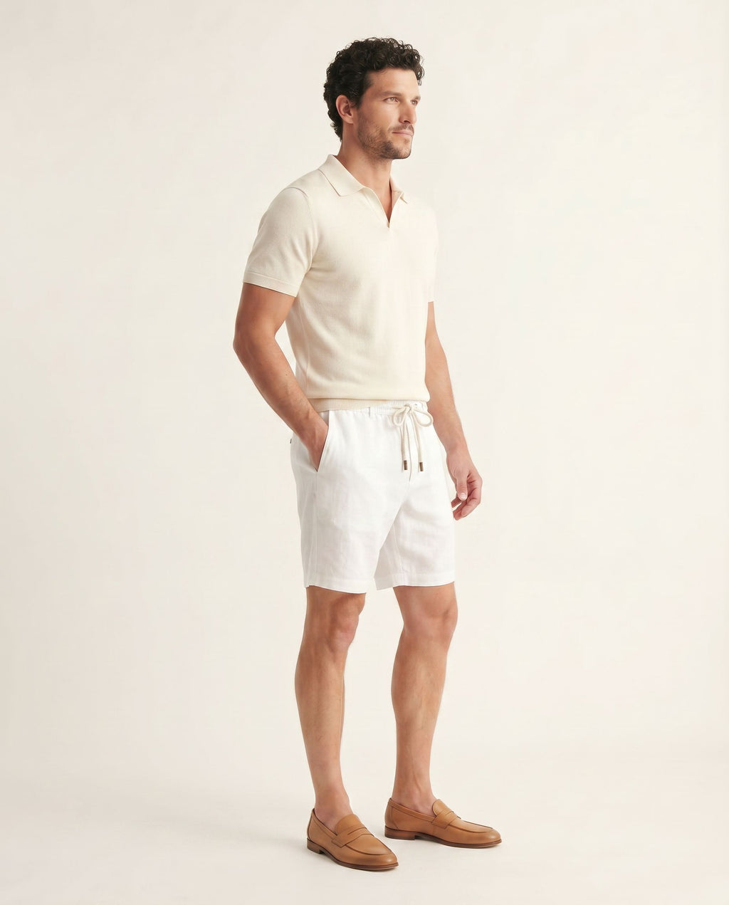 Luca Verne -100% Linen Shorts