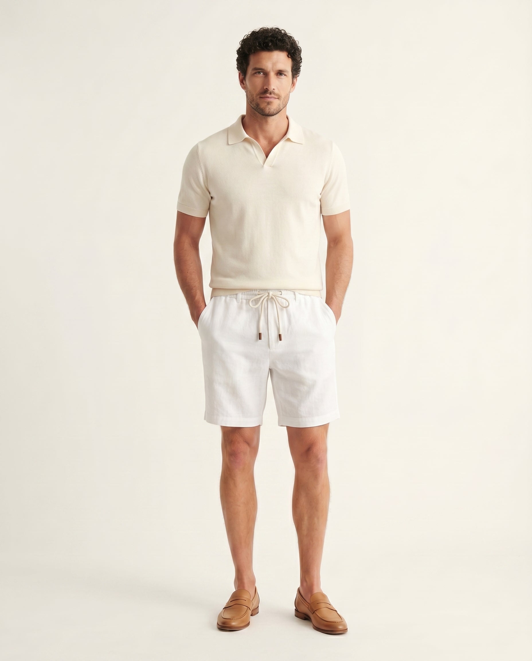 Luca Verne -100% Linen Shorts